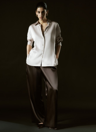 Сатиновая блузка