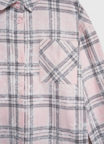 Рубашка в клетку для девочек