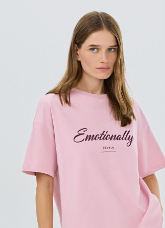 Футболка оверсайз с принтом