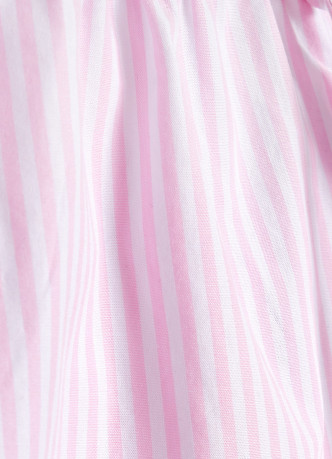 Шорты пижамные из поплина в полоску для девочек