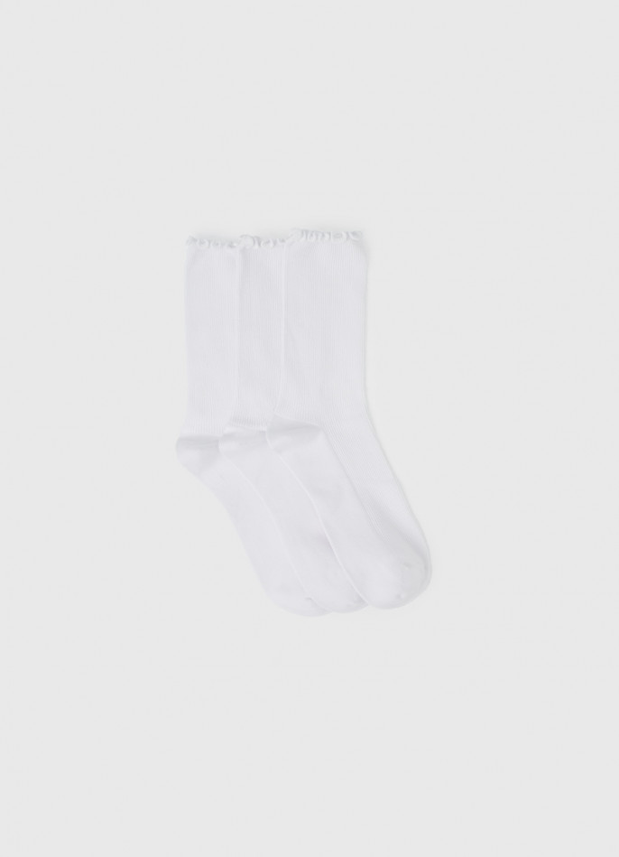 Носки в рубчик, 3 пары