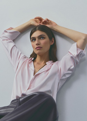 Блузка из сатина