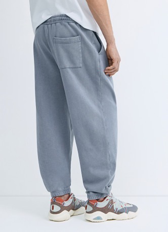 Трикотажные джоггеры с эффектом стирки