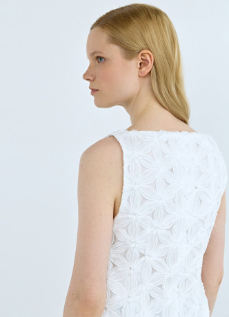 Топ-сетка с цветами