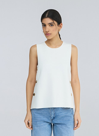 Топ с пуговицами