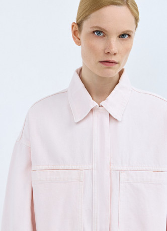 Куртка-рубашка из денима