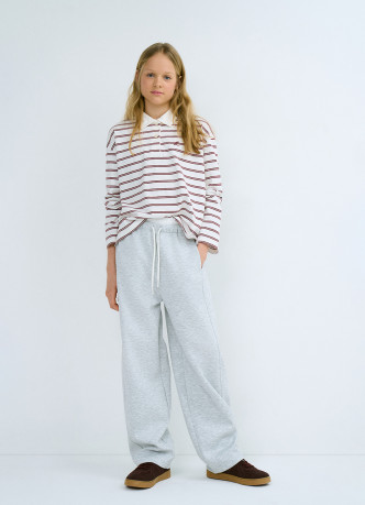 Трикотажные брюки для девочек