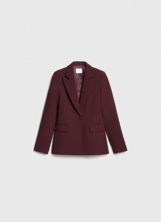 Однобортный приталенный жакет