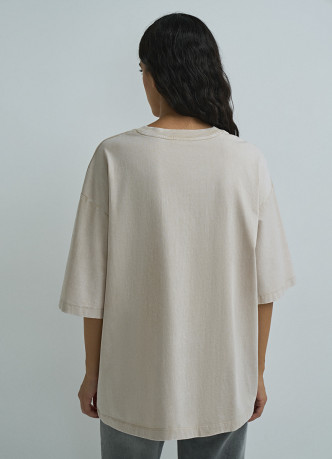 Футболка оверсайз с принтом