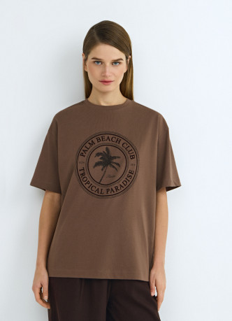 Футболка с принтом