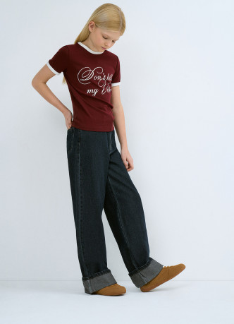 Джинсы Wide leg для девочек