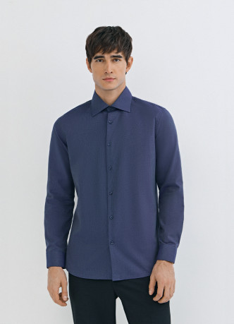 Рубашка из структурной ткани