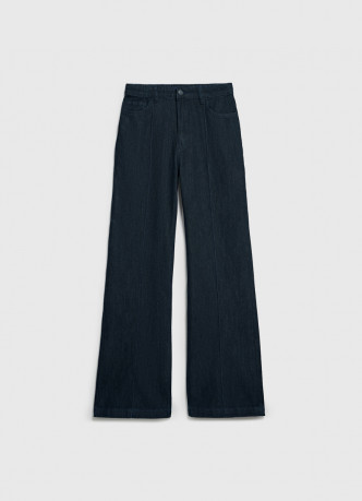 Джинсы клёш с высокой посадкой