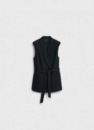 Удлиненный жакет на запах