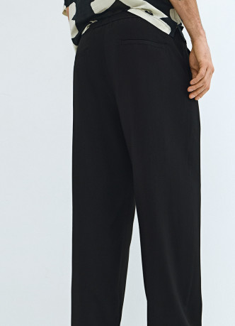 Брюки из вискозы с эластичным поясом