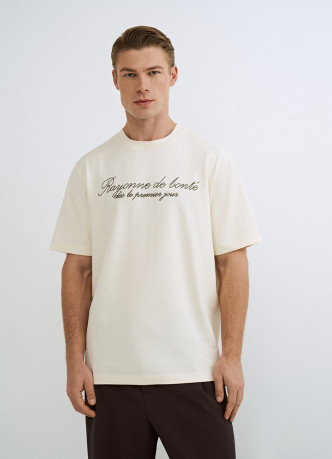 Футболка с текстовым принтом