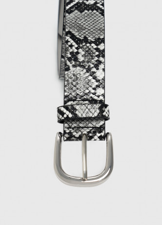 Ремень с тиснением под рептилию