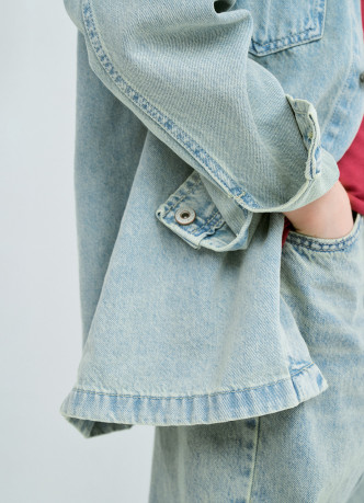 Рубашка джинсовая для мальчиков