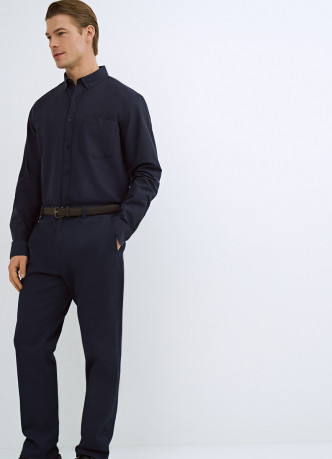 Чиносы с ремнём