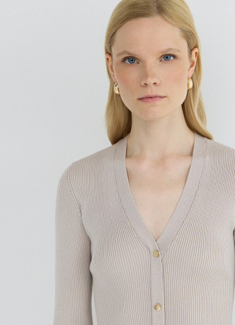 Вязаное платье мини