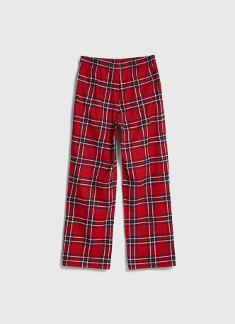 Брюки пижамные в клетку для мальчиков
