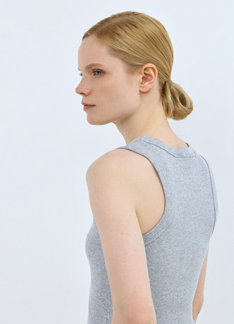 Базовая майка в рубчик