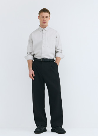 Рубашка из твила с карманом