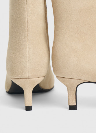 Ботильоны из натуральной замши