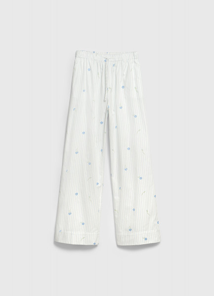 Брюки пижамные, Белый