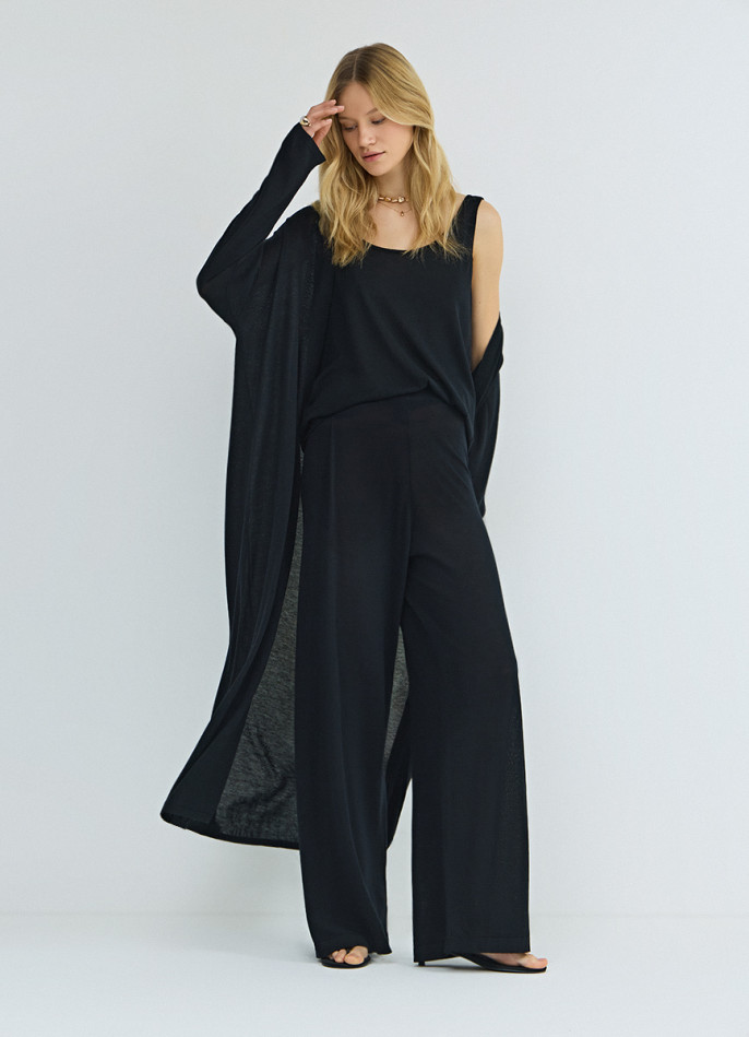 Удлиненный кардиган