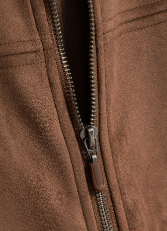 Бомбер из искусственной замши для мальчиков