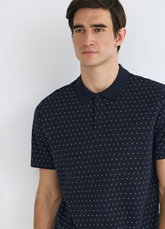 Поло с принтом