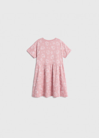 Трикотажное платье c принтом Hello Kitty для девочек