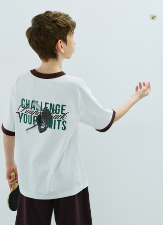 Футболка с объёмным принтом для мальчиков