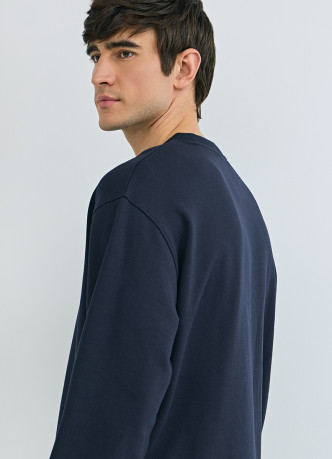 Свитшот с имитацией футболки