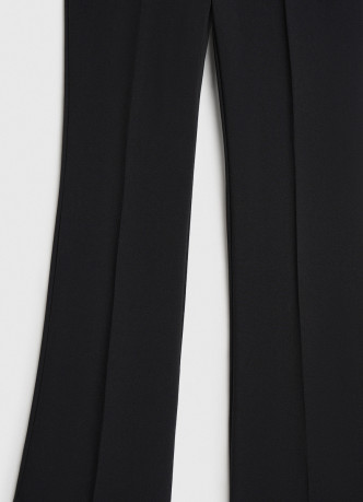 Расклёшенные брюки с ремнём