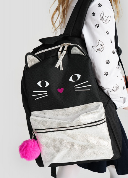 

Рюкзак для девочек, Черный
