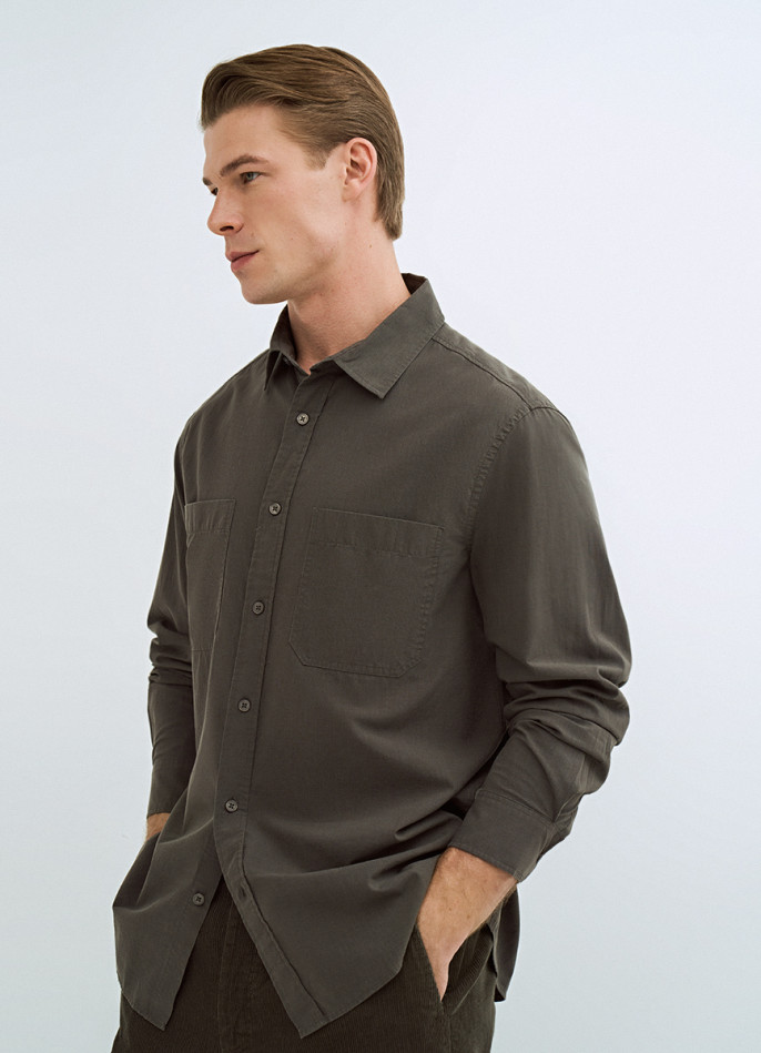 Рубашка из хлопка и лиоцелла