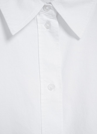 Свободная рубашка из хлопка Оксфорд