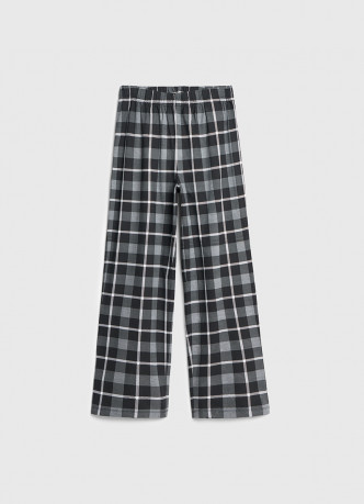 Брюки пижамные в клетку для мальчиков