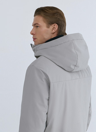 Утеплённая куртка с капюшоном