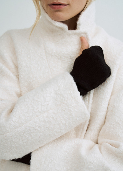 Вязаные митенки Черный 599₽