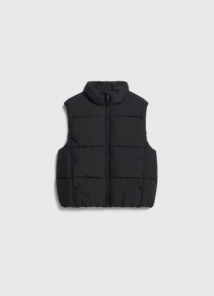 Утеплённый жилет для девочек Черный 2999₽