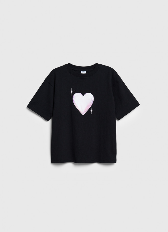 Футболка с принтом для девочек