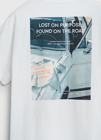 Футболка с принтом