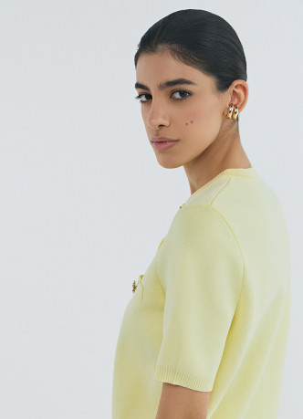 Кардиган с коротким рукавом