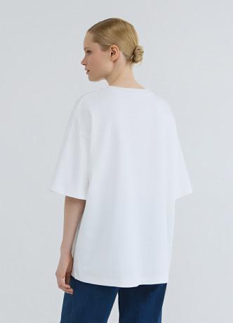 Футболка оверсайз с принтом