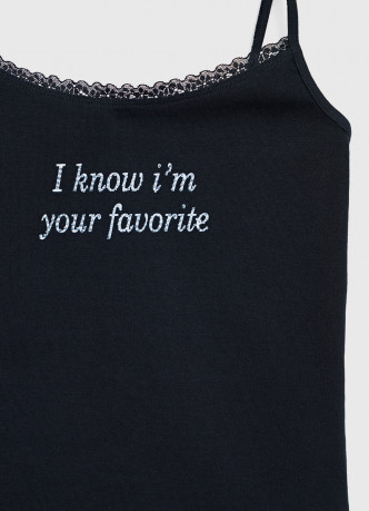 Топ на тонких бретелях для девочек