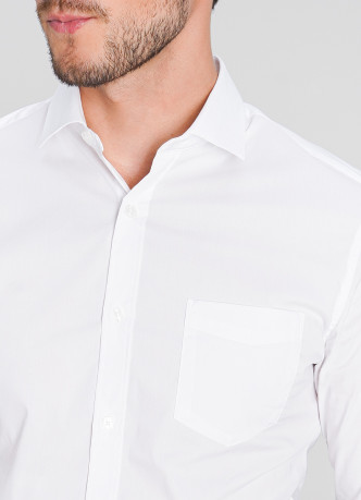 Однотонная рубашка Slim Fit
