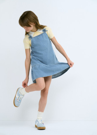 Джинсовый сарафан для девочек